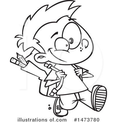 Royalty-Free (RF) Boy Clipart Illustration by toonaday - Stock Sample #1473780