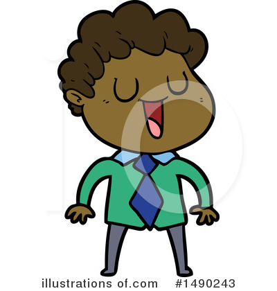 Royalty-Free (RF) Boy Clipart Illustration by lineartestpilot - Stock Sample #1490243