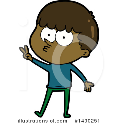 Royalty-Free (RF) Boy Clipart Illustration by lineartestpilot - Stock Sample #1490251