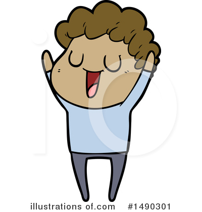 Royalty-Free (RF) Boy Clipart Illustration by lineartestpilot - Stock Sample #1490301