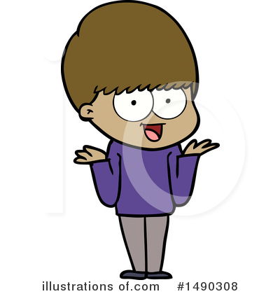 Royalty-Free (RF) Boy Clipart Illustration by lineartestpilot - Stock Sample #1490308