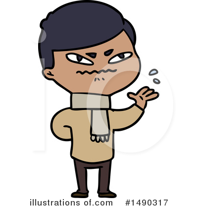 Royalty-Free (RF) Boy Clipart Illustration by lineartestpilot - Stock Sample #1490317