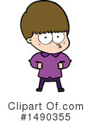 Boy Clipart #1490355 by lineartestpilot