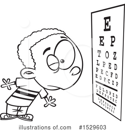 Eye Chart Clipart #1529603 by toonaday