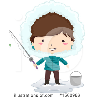 Ice Fishing Clipart #1560986 by BNP Design Studio