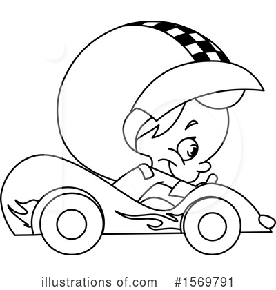 Race Car Driver Clipart #1569791 by yayayoyo