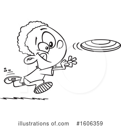 Frisbee Clipart #1606359 by toonaday