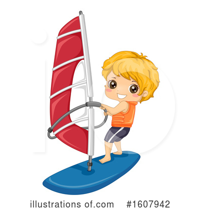 Wind Surfing Clipart #1607942 by BNP Design Studio