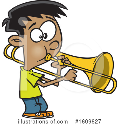 Trombone Clipart #1609827 by toonaday