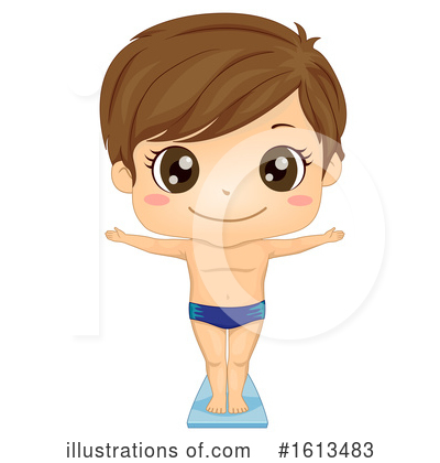 Swimmers Clipart #1613483 by BNP Design Studio