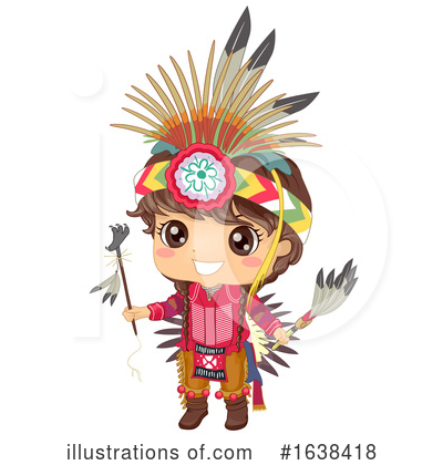 Native American Indian Clipart #1638418 by BNP Design Studio