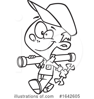 Royalty-Free (RF) Boy Clipart Illustration by toonaday - Stock Sample #1642605