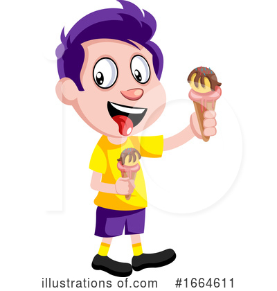 Ice Cream Cone Clipart #1664611 by Morphart Creations