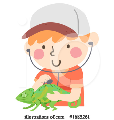 Chameleon Clipart #1685261 by BNP Design Studio