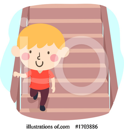 Stairs Clipart #1703886 by BNP Design Studio