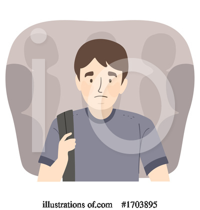 Depressed Clipart #1703895 by BNP Design Studio
