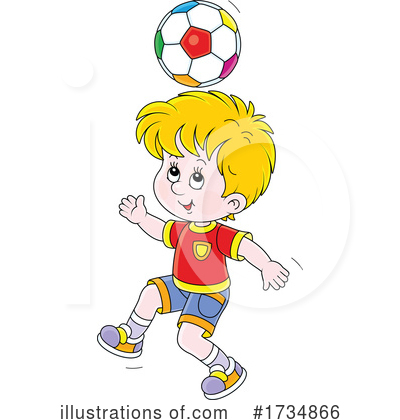 Soccer Ball Clipart #1734866 by Alex Bannykh