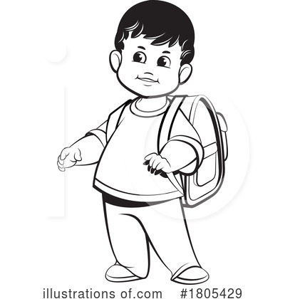 Student Clipart #1805429 by Lal Perera