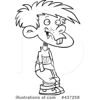 Royalty-Free (RF) Boy Clipart Illustration by toonaday - Stock Sample #437258