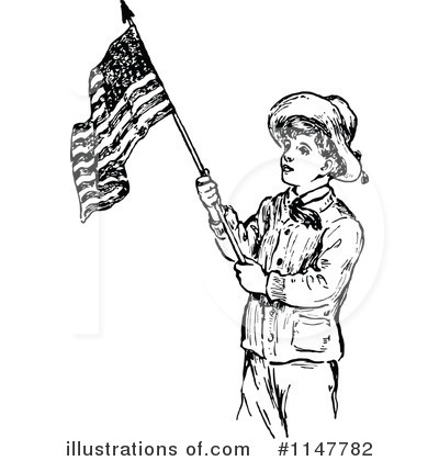 Royalty-Free (RF) Boy Scout Clipart Illustration by Prawny Vintage - Stock Sample #1147782