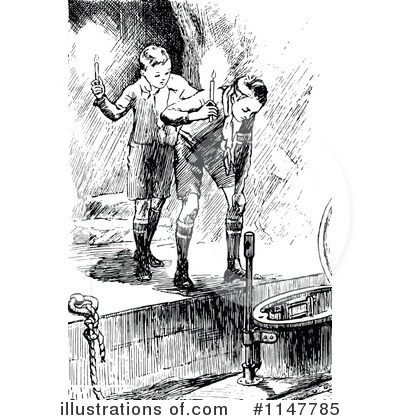Royalty-Free (RF) Boy Scout Clipart Illustration by Prawny Vintage - Stock Sample #1147785