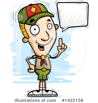 Royalty-Free (RF) Boy Scout Clipart Illustration by Cory Thoman - Stock Sample #1422156
