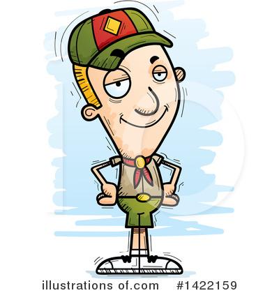 Royalty-Free (RF) Boy Scout Clipart Illustration by Cory Thoman - Stock Sample #1422159