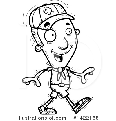 Royalty-Free (RF) Boy Scout Clipart Illustration by Cory Thoman - Stock Sample #1422168