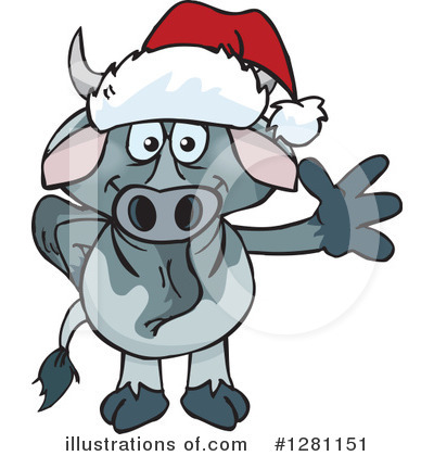 Brahman Bull Clipart #1281151 by Dennis Holmes Designs