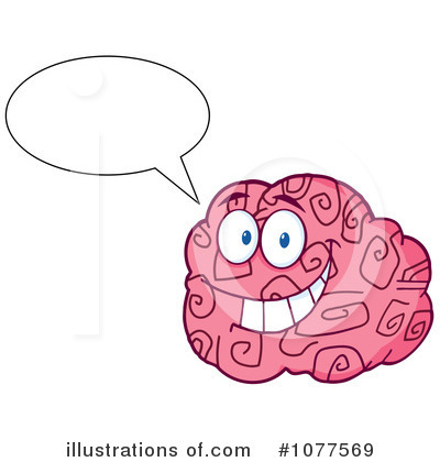 Royalty-Free (RF) Brain Clipart Illustration by Hit Toon - Stock Sample #1077569