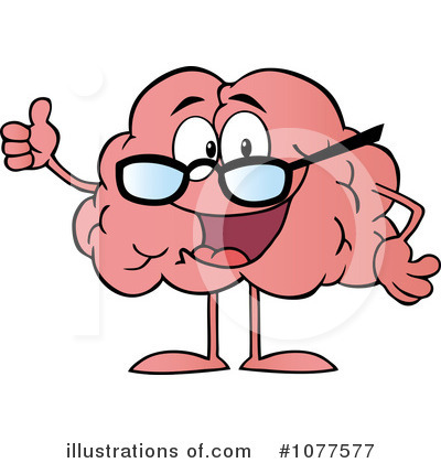 Royalty-Free (RF) Brain Clipart Illustration by Hit Toon - Stock Sample #1077577