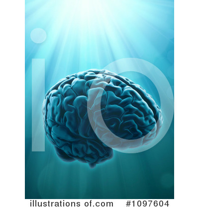 Royalty-Free (RF) Brain Clipart Illustration by Mopic - Stock Sample #1097604