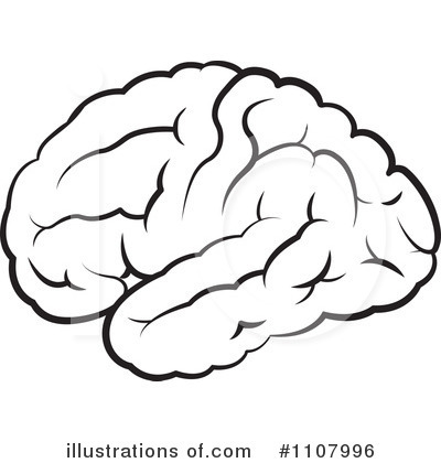 Royalty-Free (RF) Brain Clipart Illustration by Lal Perera - Stock Sample #1107996