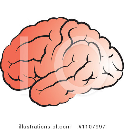 Royalty-Free (RF) Brain Clipart Illustration by Lal Perera - Stock Sample #1107997