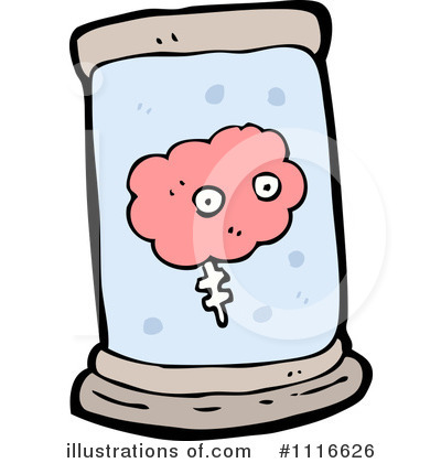 Royalty-Free (RF) Brain Clipart Illustration by lineartestpilot - Stock Sample #1116626