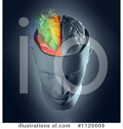 Royalty-Free (RF) Brain Clipart Illustration by Mopic - Stock Sample #1120009
