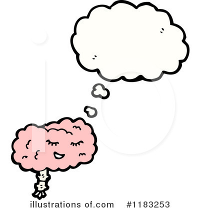 Royalty-Free (RF) Brain Clipart Illustration by lineartestpilot - Stock Sample #1183253