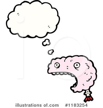 Royalty-Free (RF) Brain Clipart Illustration by lineartestpilot - Stock Sample #1183254