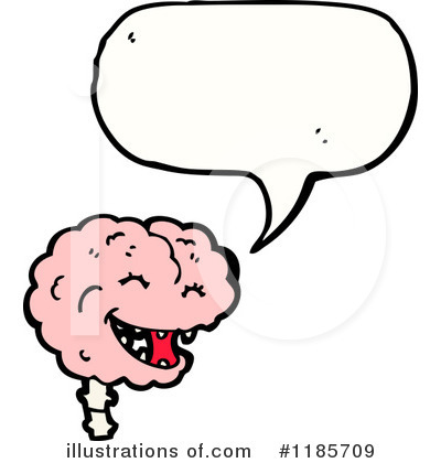 Royalty-Free (RF) Brain Clipart Illustration by lineartestpilot - Stock Sample #1185709