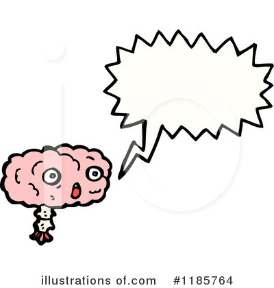 Royalty-Free (RF) Brain Clipart Illustration by lineartestpilot - Stock Sample #1185764