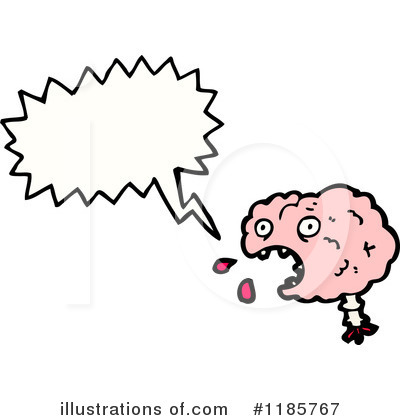 Royalty-Free (RF) Brain Clipart Illustration by lineartestpilot - Stock Sample #1185767