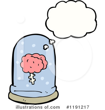 Royalty-Free (RF) Brain Clipart Illustration by lineartestpilot - Stock Sample #1191217