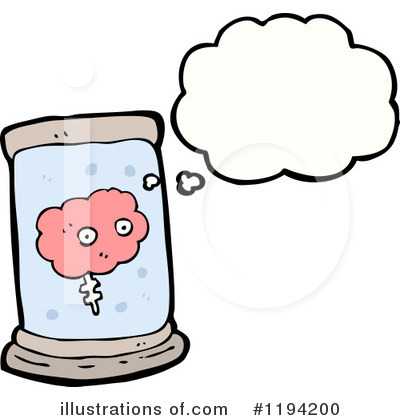 Royalty-Free (RF) Brain Clipart Illustration by lineartestpilot - Stock Sample #1194200