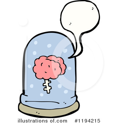 Royalty-Free (RF) Brain Clipart Illustration by lineartestpilot - Stock Sample #1194215