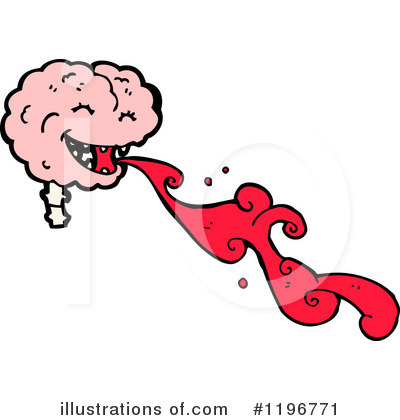 Royalty-Free (RF) Brain Clipart Illustration by lineartestpilot - Stock Sample #1196771
