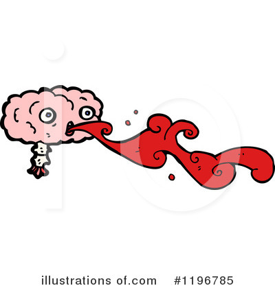 Royalty-Free (RF) Brain Clipart Illustration by lineartestpilot - Stock Sample #1196785