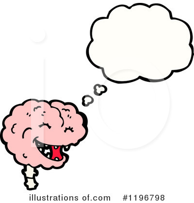 Royalty-Free (RF) Brain Clipart Illustration by lineartestpilot - Stock Sample #1196798