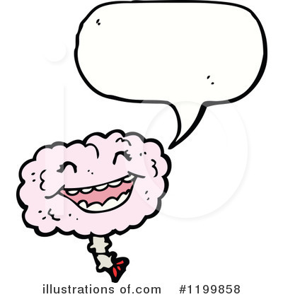 Royalty-Free (RF) Brain Clipart Illustration by lineartestpilot - Stock Sample #1199858
