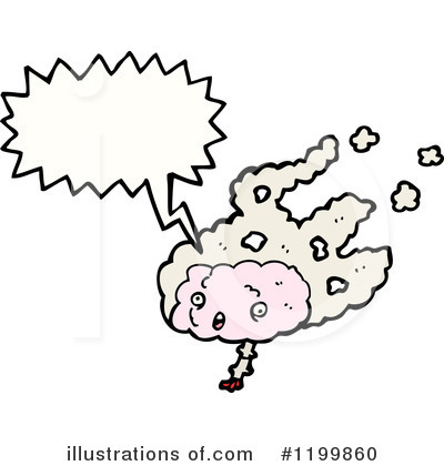 Royalty-Free (RF) Brain Clipart Illustration by lineartestpilot - Stock Sample #1199860