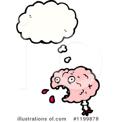 Royalty-Free (RF) Brain Clipart Illustration by lineartestpilot - Stock Sample #1199878